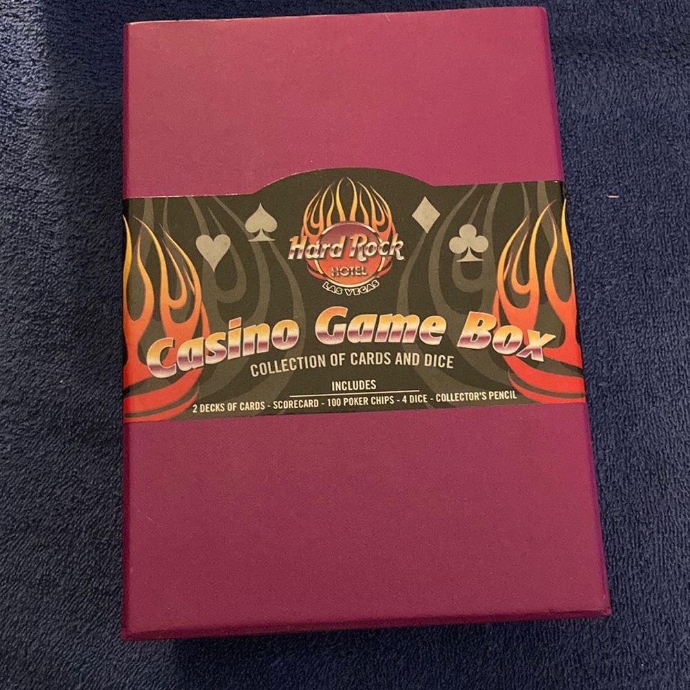 Hard Rock Casino Game Box